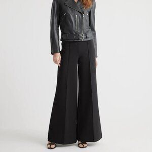 Quince Ultra-Stretch Ponte Super Wide Leg Pants NWT